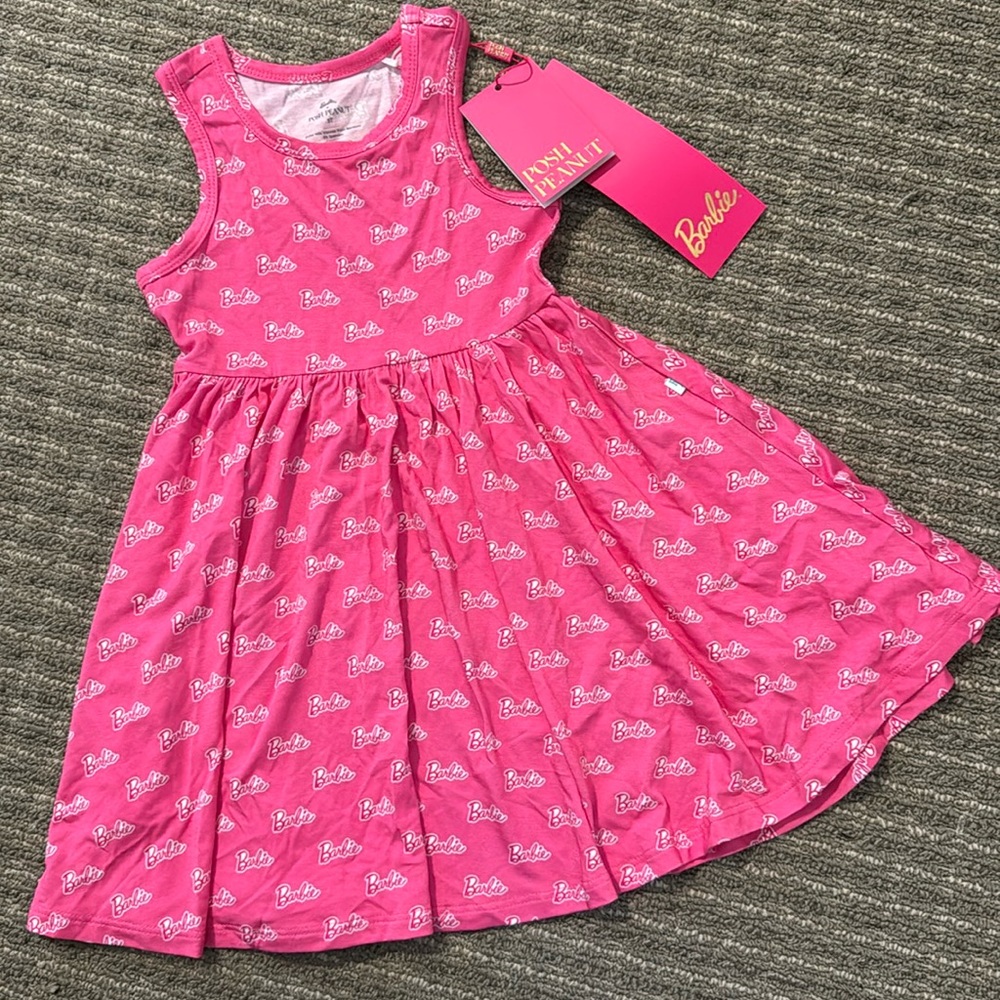 Barbie Sleeveless Twirl Dress, 3T